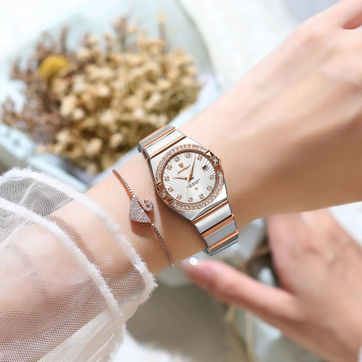 Ava Stainless Dress Watch